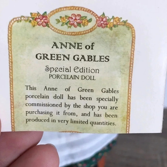 Vtg Anne of Green Gables Porcelain Doll - Picture 9 of 11